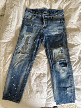 DSquared2 distressed jeans